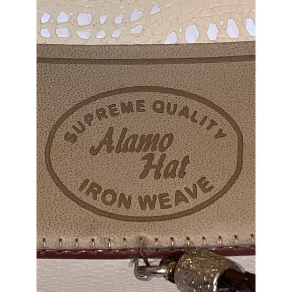 Alamo Hat with‎ Iron Weave - Hat Size 7 - Silver Slide & End Caps - Picture 2 of 14